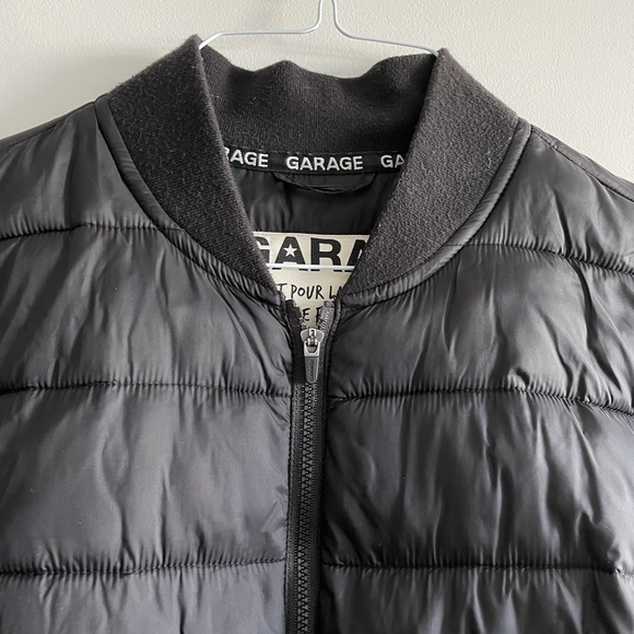 Garage Black Bomber Jacket - Picture 3 of 6